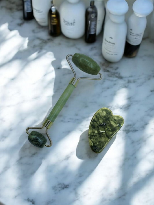 Face massage Roller and Gua Sha